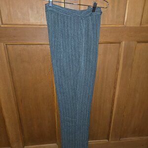 Kenar Ann Tjian for Kenar Women's Pants Size 8 Grey with White Stripes
